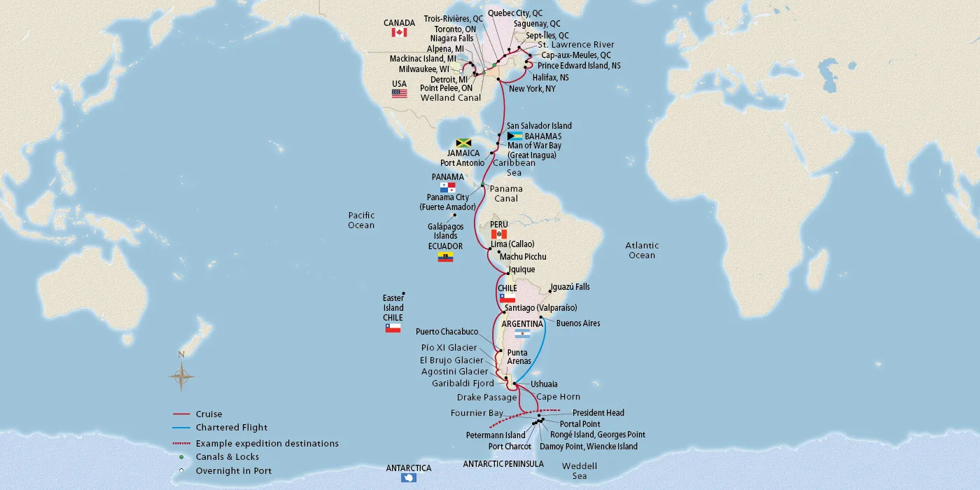 Longitudinal World Cruise Vii 2026 Itinerary Buenos Aires To