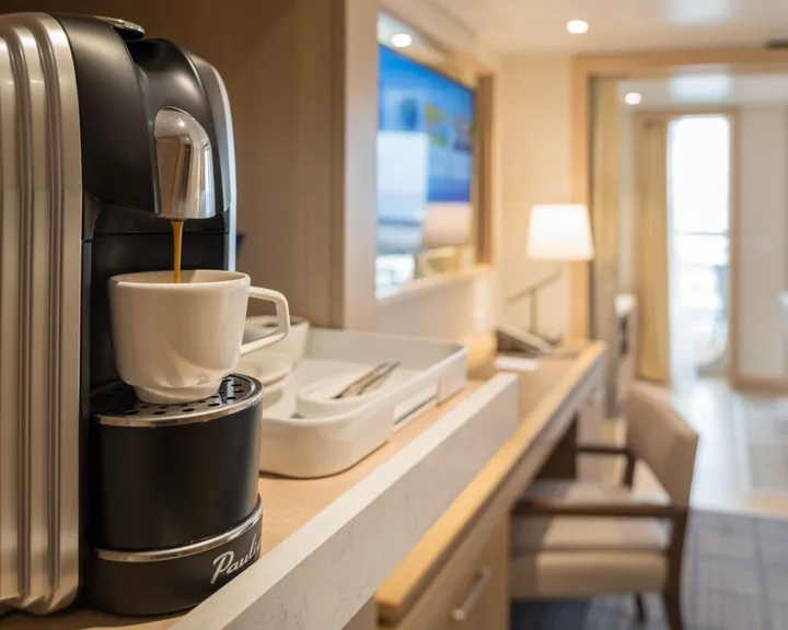 Coffee maker in an Explorer Suite