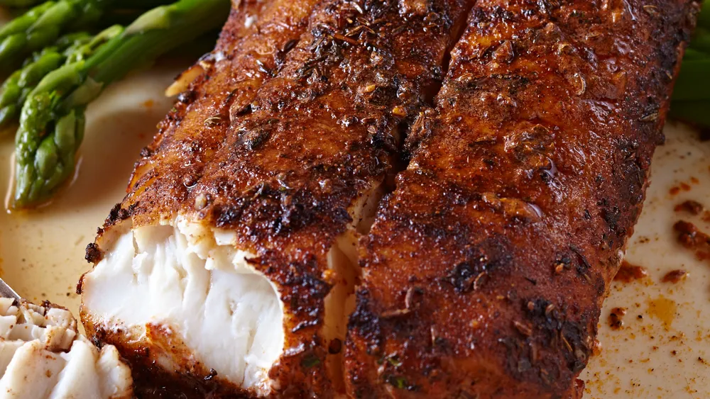 Blackened Fish with Thyme Butter - Southern Cast Iron