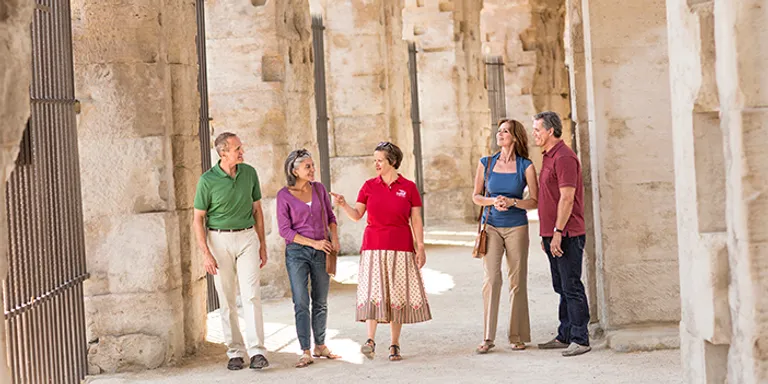 Tour Guide and group 