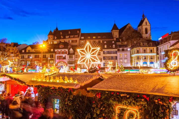 Christmas market in Basel, Switzerland