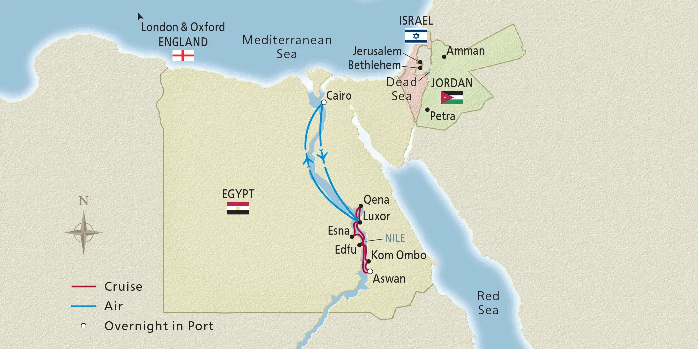 Pharaohs & Pyramids 2025 Itinerary Cairo to Cairo Viking®