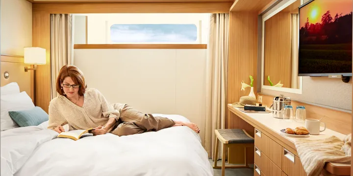 Woman in Standard Stateroom