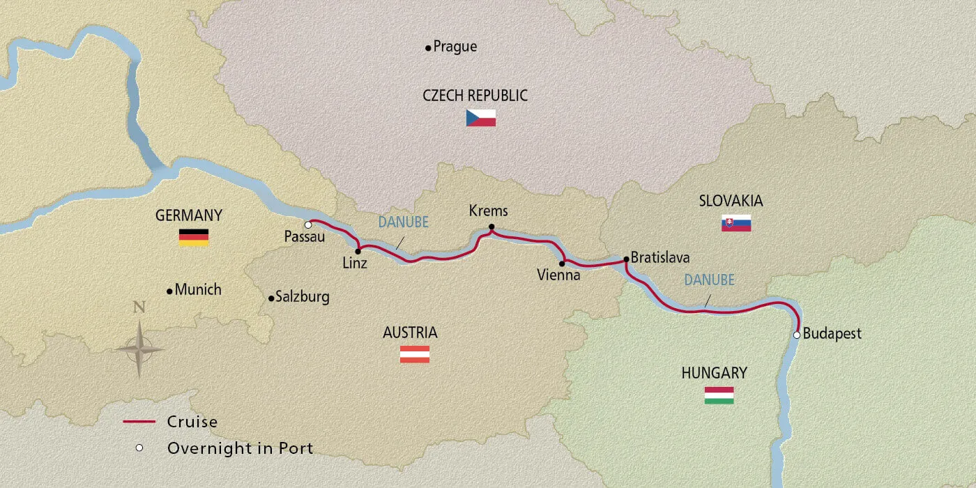 Danube Christmas Delights 2024 Itinerary Passau to Budapest Viking®