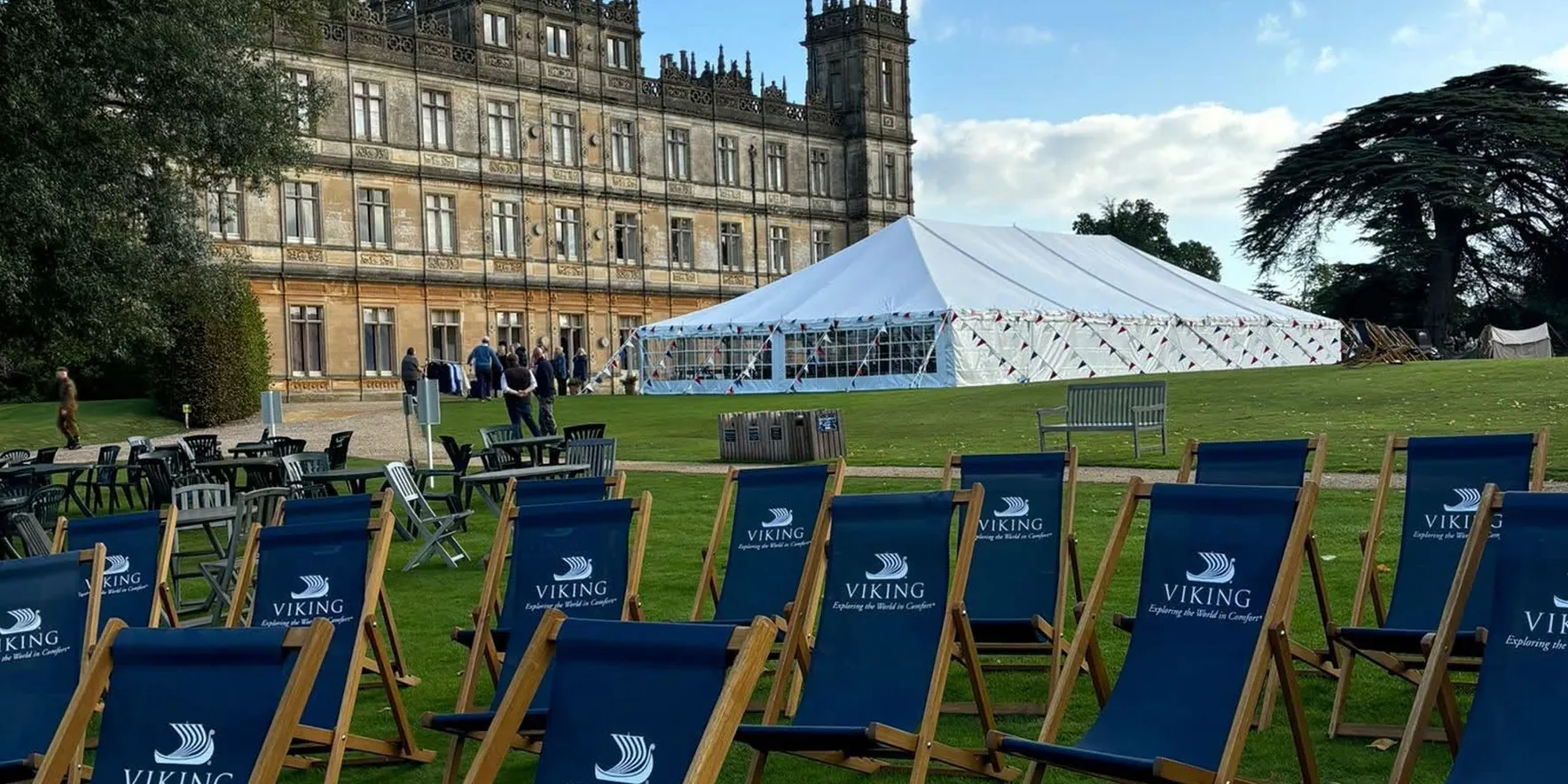 Outdoor Event with Viking Branded Chairs