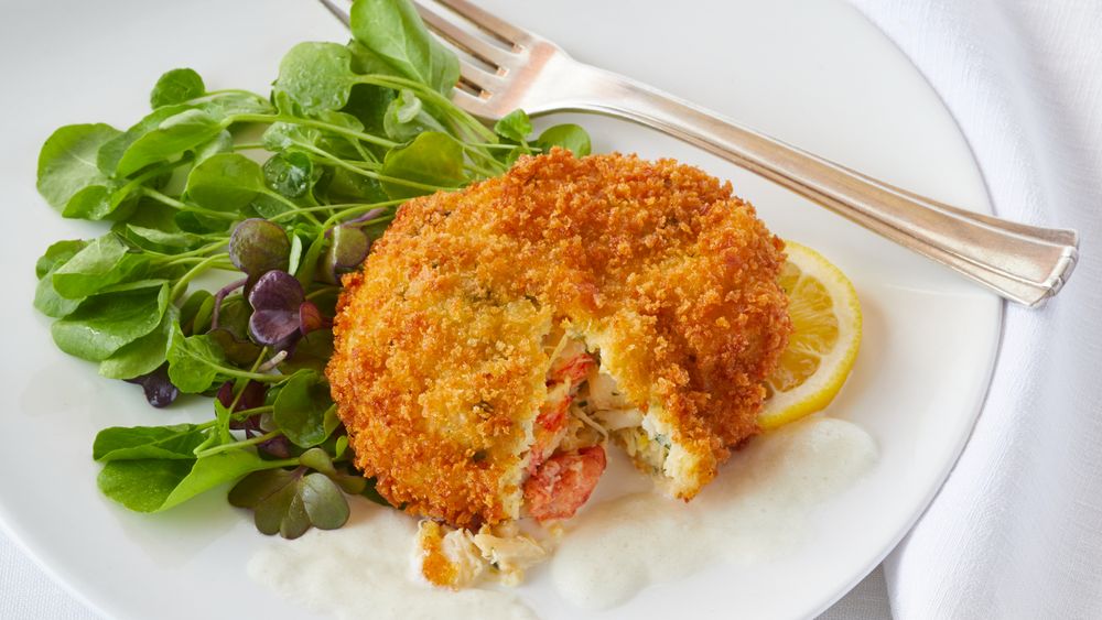 Panko-Crusted Lobster Cake - Viking Cruises