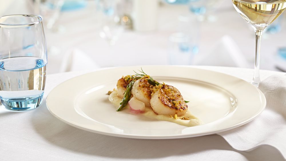 Seared Diver Scallops Ocean Cruises