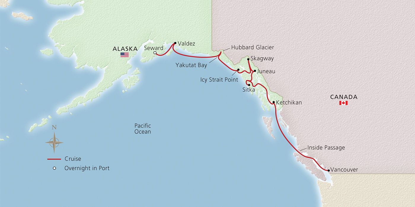 viking alaska cruise itinerary